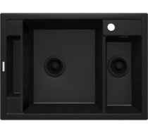 DEANTE BLACK NERO MATT MAGNETIC 1.5-BOWL GRANITE SINK ZRM_N503