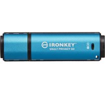 Kingston IronKey Vault Privacy 50 8 GB USB stick (light blue/black, USB-A 3.2 Gen 1) IKVP50/8GB
