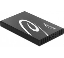 DeLOCK external enclosure for 2.5? SATA HDD / SSD with SuperSpeed USB 10 Gbps (USB 3.1 Gen 2), drive enclosure (black) 42611