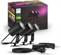 Philips HUE white & color Ambiance Lily garden spot, LED light (black, 3 pieces, basic set) 915005629701