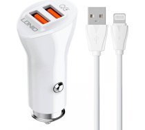 LDNIO C511Q 2USB Car charger + Lightning cable C511Q LIGHTNING