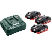 Akumulators Metabo; 18 V; 3x4,0 Ah + lādētājs ASC 55 685132000