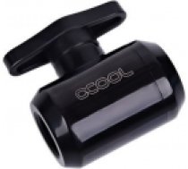 Alphacool Eiszapfen 2 way ball valve, deep black - 17142 17142