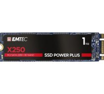 Emtec X250 SSD Power Plus 1TB Solid State Drive (SATA 6 GB / s, M.2) ECSSD1TX250
