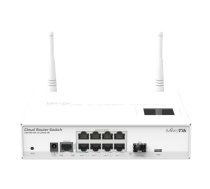 MikroTik Cloud Router Switch CRS109-8G-1S-2HnD-IN Managed, 1U, 1 Gbps (RJ-45) ports quantity 8, SFP ports quantity 1, License level 5, 802.11b/g/n CRS109-8G-1S-2HND-IN