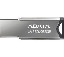 ADATA USB Flash Drive UV350 256 GB, USB 3.2, Silver AUV350-256G-RBK