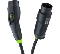 Green Cell Habu EVGC01 Mobile EV charger for electric vehicles 11 kW 7 m Type 2 CEE Wallbox Black EVGC01