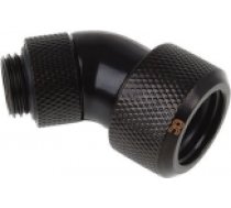 Alphacool Eiszapfen 45° pipe connection 1/4" on 16mm, black - 17409 17409