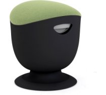 Up Up Seul balansējošs ergonomisks krēsls – melns ar D42 zaļu audumu SEUL/BKG