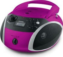 Grundig GRB 3000, CD Player (pink / silver, FM radio, CD-R / RW, Bluetooth) GPR1120