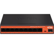 WI-PS309GFH ~ Gigabit PoE Komutators 8GE(PoE)+1GE(Uplink)+1SFP(Uplink)(PoE 65W) № 010398