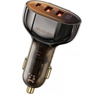 Car Charger Mcdodo CC-2300, 2xUSB + USB-C, with Display, 100W (Black) CC-2300