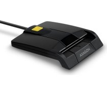 Axagon Compact desktop USB contact Smart/ID & SD/microSD/SIM card reader with long USB-A cable. CRE-SM3SD