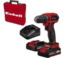 Einhell Cordless drill TE-CD 18/40 Li BL (red/black, 2x Li-Ion batteries 2.0Ah, in case) 4513995