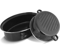 Lamart Enamel baking pan with lid LT1185 LT1185