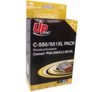 Tintes kārtridžs UPrint Canon PGI-550/CLI-551 Multipaka C-551XL-PACK-UP