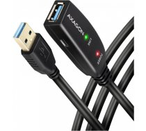 Axagon Active extension USB 3.2 Gen 1 A-M > A-F cable, 10 m long. Power supply option. ADR-310
