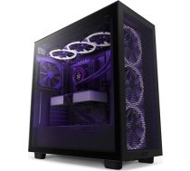 NZXT H7 Flow All tower case, tempered glass, black - window CM-H71FB-01