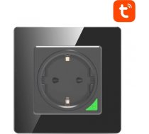 Smart WiFi Wall Socket Avatto N-WOT10-EU-B TUYA (black) N-WOT10-EU-B