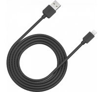 CANYON CFI-1, Lightning USB Cable for Apple, round, cable length 1m, Black, 15.9*7*1000mm, 0.018kg CNE-CFI1B