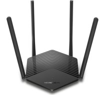 Mercusys AX1500 WiFi 6 Router MR60X 802.11ax, 1201+300 Mbit/s, 10/100/1000 Mbit/s, Ethernet LAN (RJ-45) ports 2, Mesh Support No, MU-MiMO Yes, No mobile broadband, Antenna type External MR60X