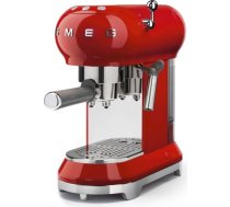 Smeg ECF01RDEU Red 50's Style Aesthetic Espresso Manual Coffee Machine ECF01RDEU