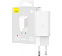 Wall Charger Baseus GaN5 40W, 2x USB C (White) CCGP180102