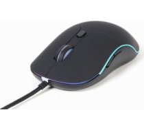 Datorpele Gembird Illuminated Large Size Wired Mouse Black MUS-UL-02