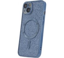 Mocco Glitter Chrome MagSafe Case Silikona Apvalks Priekš Apple iPhone 12 Pro Max MC-GC-IPH-12PM-BL