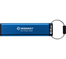 Pendrive Kingston IronKey Keypad 200, 64 GB (IKKP200/64GB) IKKP200/64GB