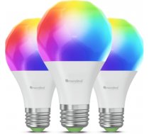 Nanoleaf Essentials Smart A60 Bulb E27 Matter 9W 806Lm RGBCW 2700-6500K, 3pcs pack NF080B02-3A19E