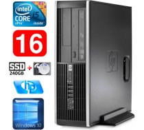 HP 8100 Elite SFF i5-650 16GB 240SSD+2TB DVD WIN10 RW5328