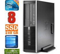 HP 8100 Elite SFF i5-650 8GB 240SSD GT1030 2GB DVD WIN10 PG5292