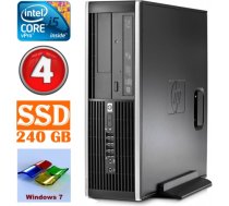 HP 8100 Elite SFF i5-650 4GB 240SSD DVD WIN7Pro PG5193