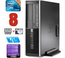 HP 8100 Elite SFF i5-650 8GB 240SSD+1TB DVD WIN10Pro PG5369