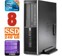 HP 8100 Elite SFF i5-650 8GB 240SSD DVD WIN10Pro RW5366