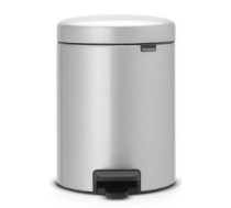 Brabantia atkritumu tvertne ar pedāli NewIcon, 5l, metallic grey 22112904