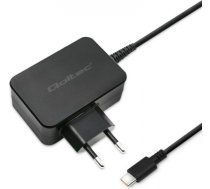 Qoltec 51024 Charger | 65W | 5-20V | 3-3.25A | USB type C | PD | Black 51024