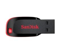 Sandisk Cruzer Blade 16 GB, USB 2.0, Black, Red SDCZ50-016G-B35