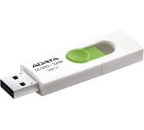 Adata Flash Drive UV320, 32GB, USB 3.0, white and green AUV320-32G-RWHGN