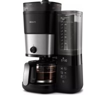 PHILIPS HD7900/50 All-in-1 Brew Kafijas aparāts ar pilienu filtru un dzirnaviņām, melns un sudraba HD7900/50