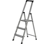 Krause Solidy Folding ladder silver 126214