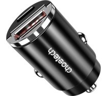 Car Charger Choetech TC0006 1x USB-A, 1x USB-C 30W PD 3.0 (black) TC0006