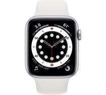 Apple Watch Series 6 44mm Stainless steel GPS+Cellular - Silver (Atjaunināts, stāvoklis kā jauns) H4HDQ013Q20D