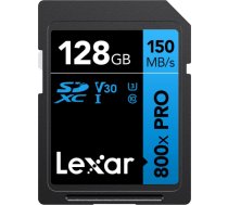 MEMORY SDXC 128GB UHS-I/LSD0800P128G-BNNNG LEXAR LSD0800P128G-BNNNG