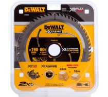 Griešanas disks kokam DeWalt XR Extreme; 190x1,55x30 mm; Z60 DT99564-QZ