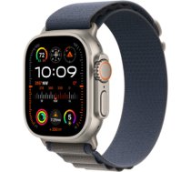 Apple Watch Ultra 2 GPS + Cellular, 49mm Titanium Case with Blue Alpine Loop - Small MREK3EL/A