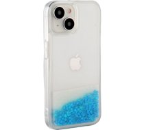 iLike iPhone 13 Silicone Case Water Glitter Apple Blue ILIAPP13SWGR