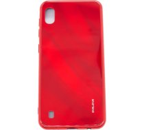 Evelatus Galaxy A10 Water Ripple Full Color Electroplating Tempered Glass Case Samsung Red ESA10WRFCETGCR