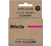 Actis KB-123M ink (replacement for Brother LC123M/LC121M; Standard; 10 ml; magenta) KB-123M